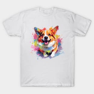 Corgi Art T-Shirt